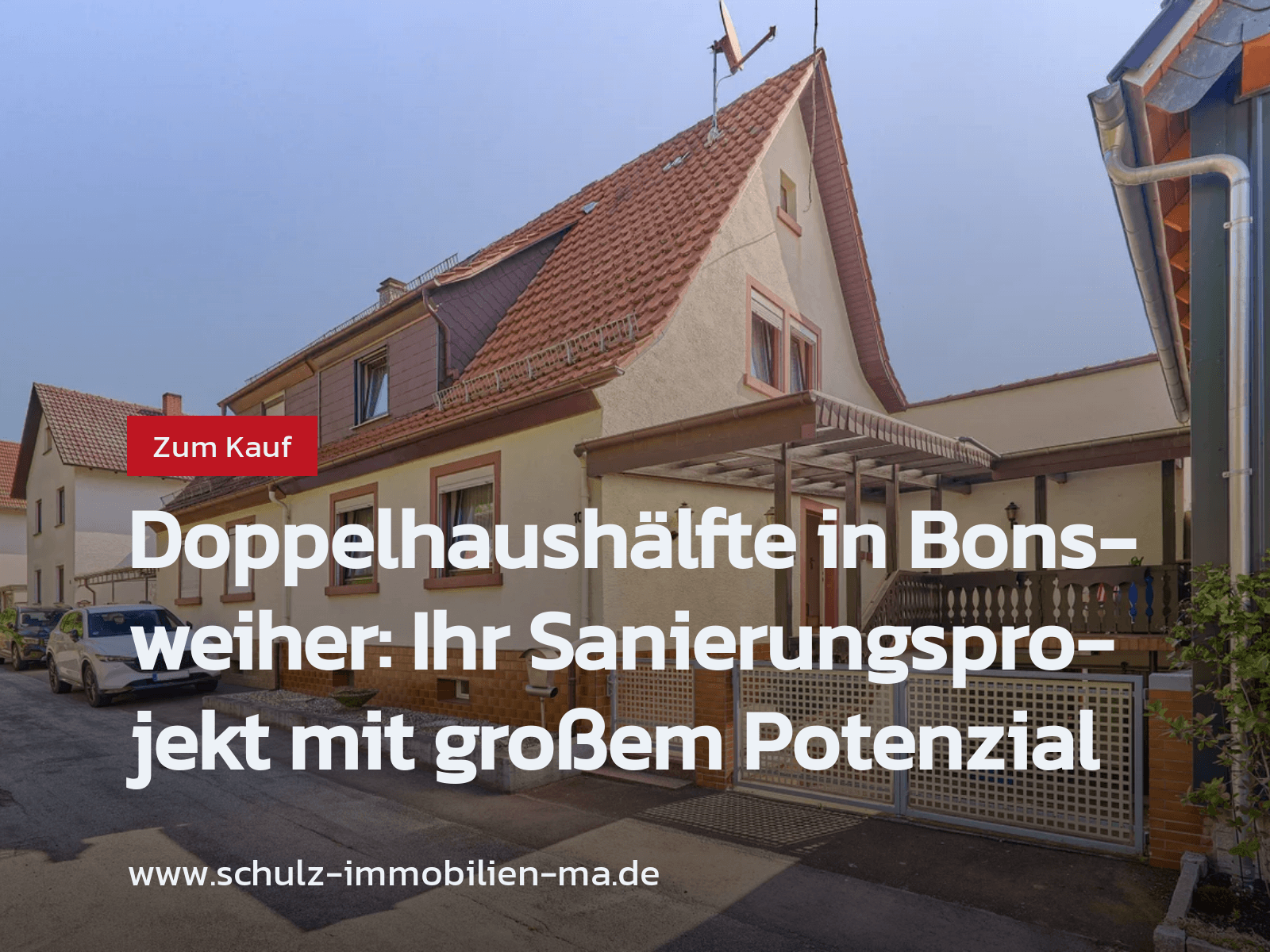 Neu im Angebot: Doppelhaushälfte in Bonsweiher: Ihr Sanierungsprojekt mit großem Potenzial