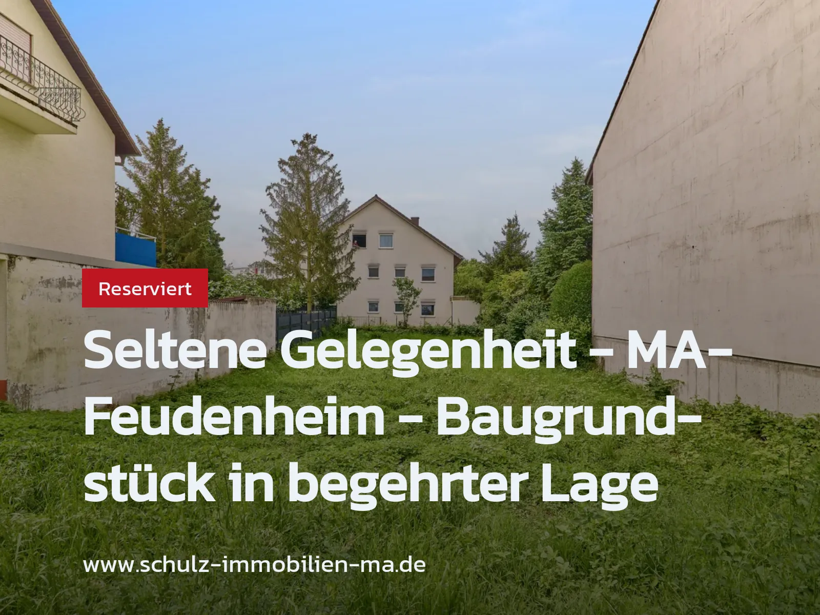 Neu im Angebot: Seltene Gelegenheit – MA-Feudenheim – Baugrundstück in begehrter Lage