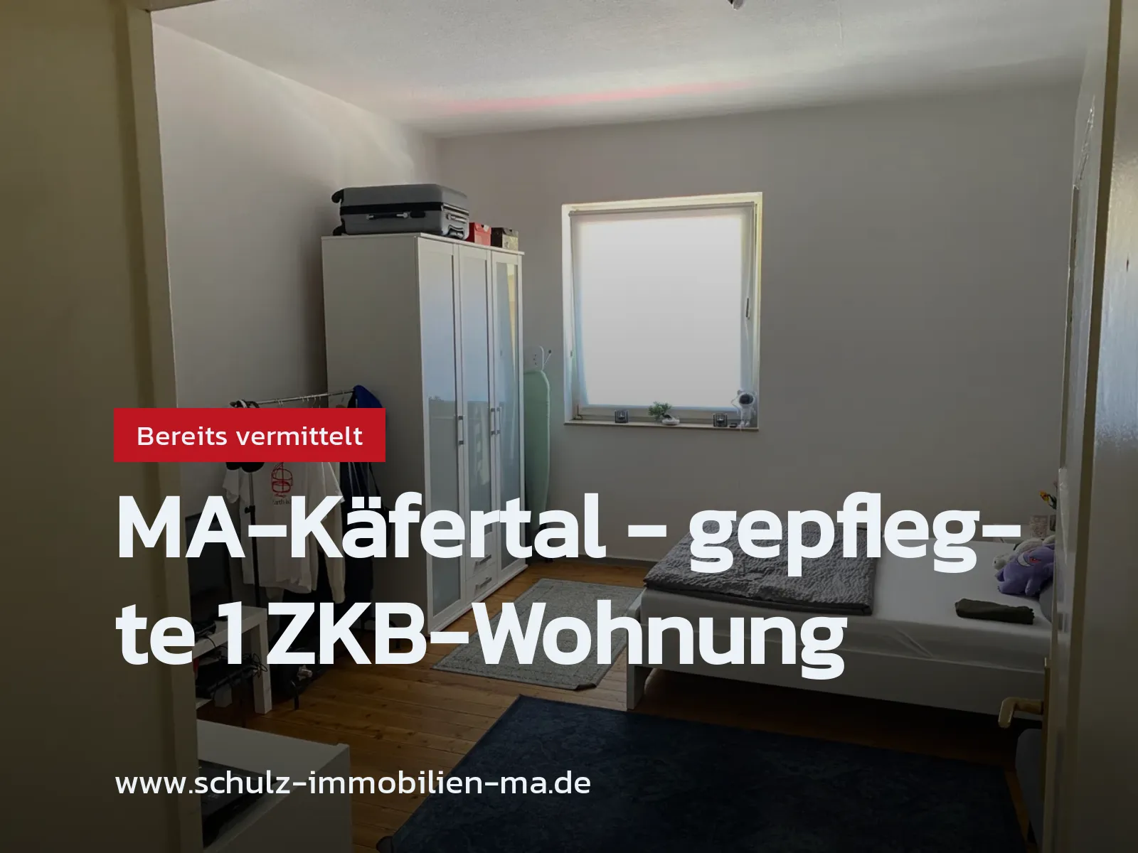 Nicht mehr verfügbar: MA-Käfertal – gepflegte 1 ZKB-Wohnung