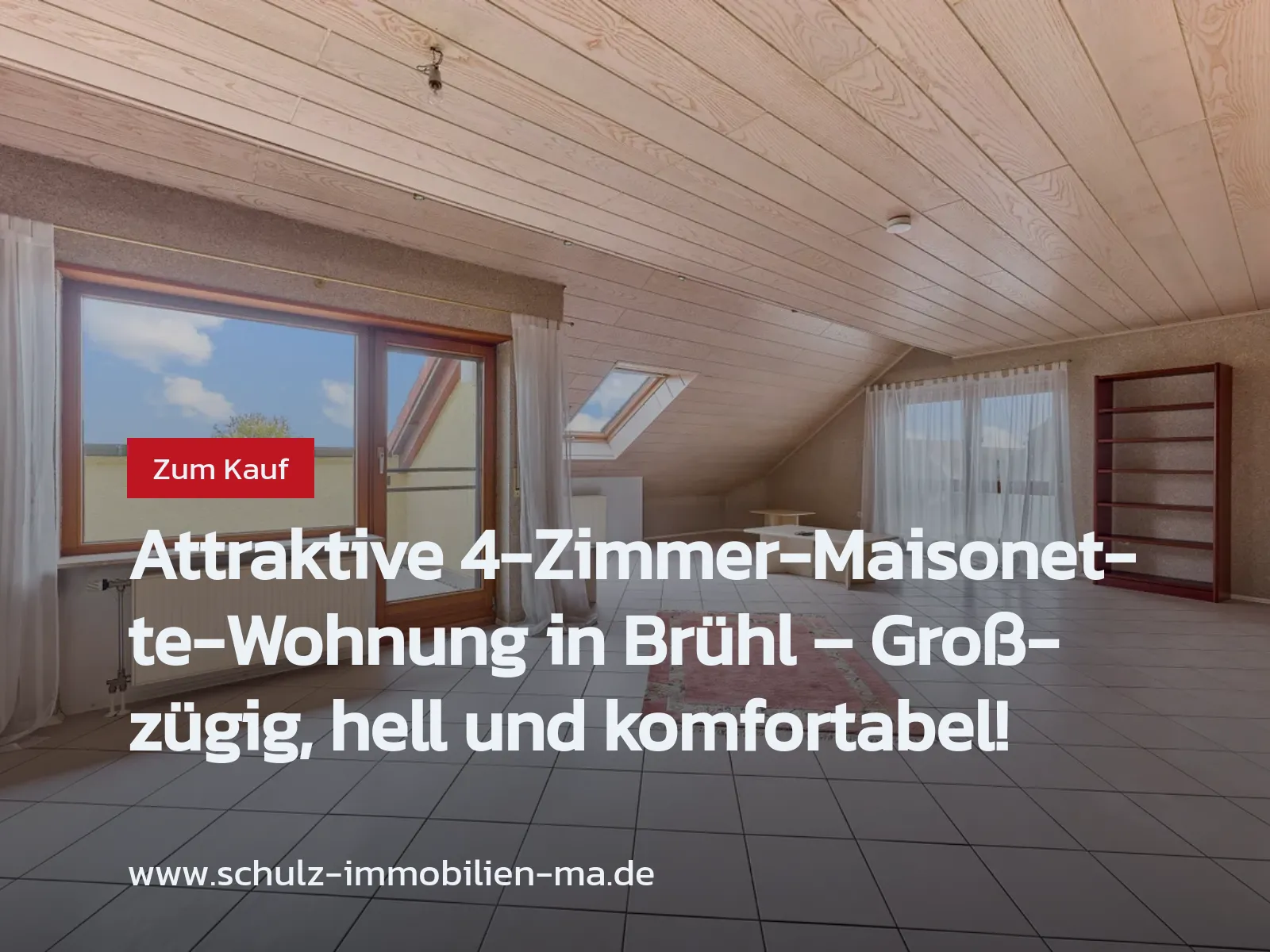 Neu im Angebot: Attraktive 4-Zimmer-Maisonette-Wohnung in Brühl – Großzügig, hell und komfortabel!