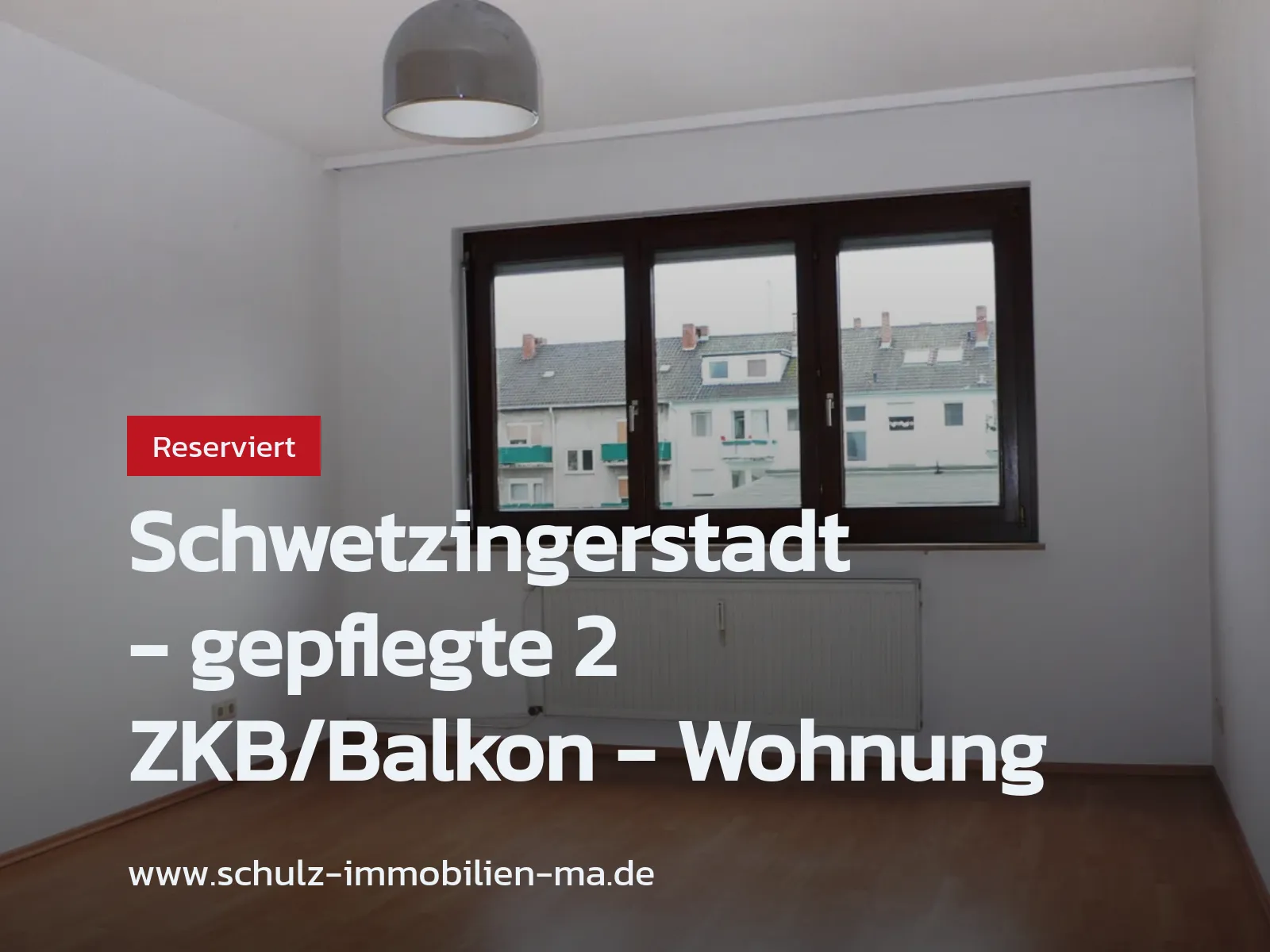 Neu im Angebot: Schwetzingerstadt – gepflegte 2 ZKB/Balkon – Wohnung