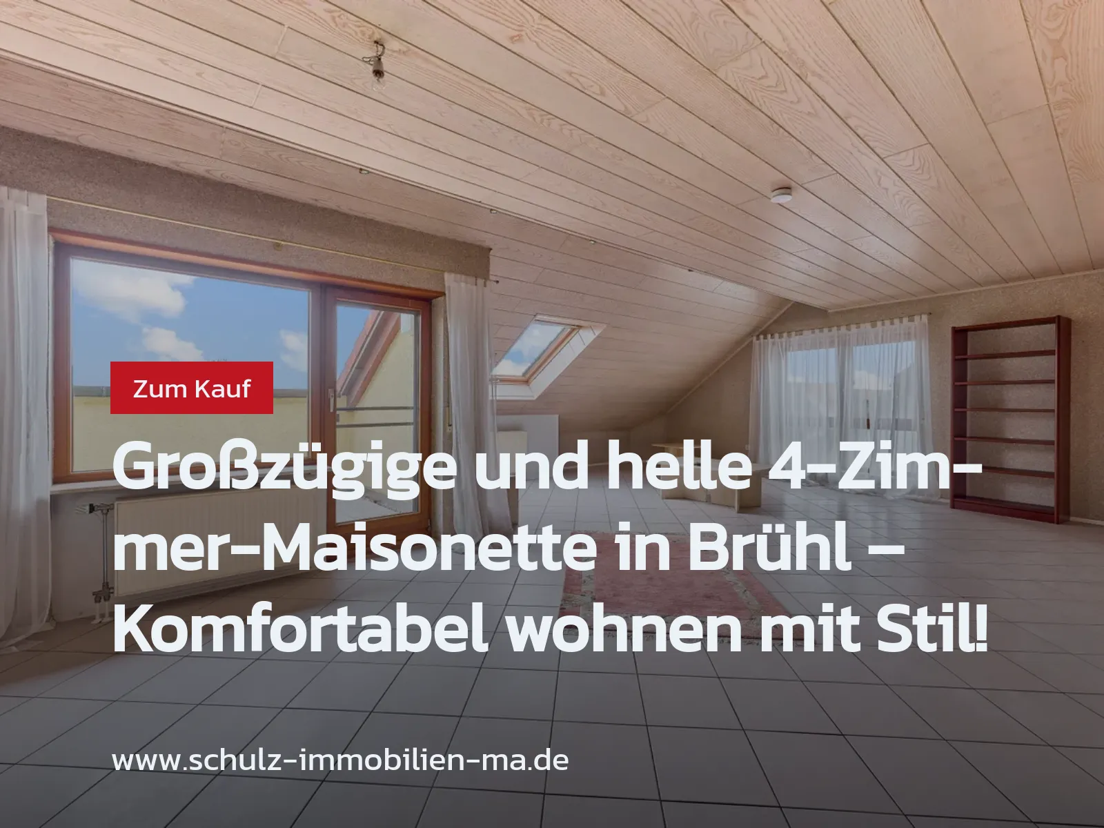 Neu im Angebot: Großzügige und helle 4-Zimmer-Maisonette in Brühl – Komfortabel wohnen mit Stil!