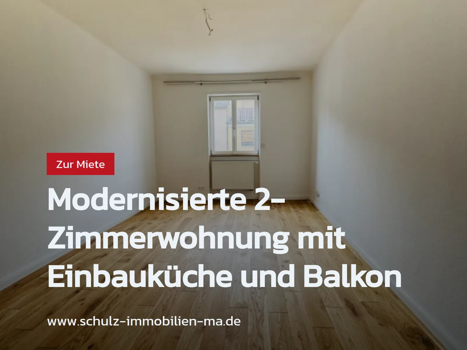 Neu im Angebot: Modernisierte 2-Zimmerwohnung mit Einbauküche und Balkon